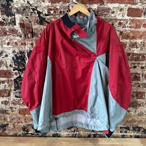 Immersion Research Kayak Splash Jacket Mens XL Red Gray Paddling Anorak